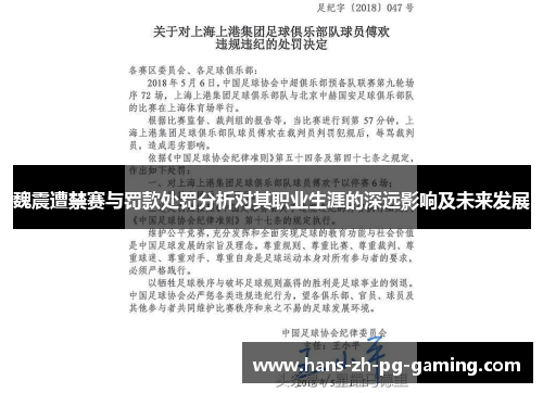 魏震遭禁赛与罚款处罚分析对其职业生涯的深远影响及未来发展
