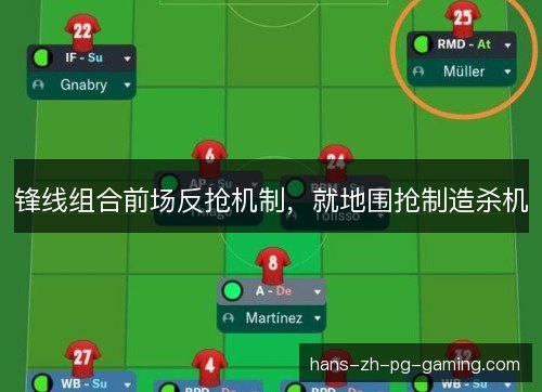 锋线组合前场反抢机制，就地围抢制造杀机